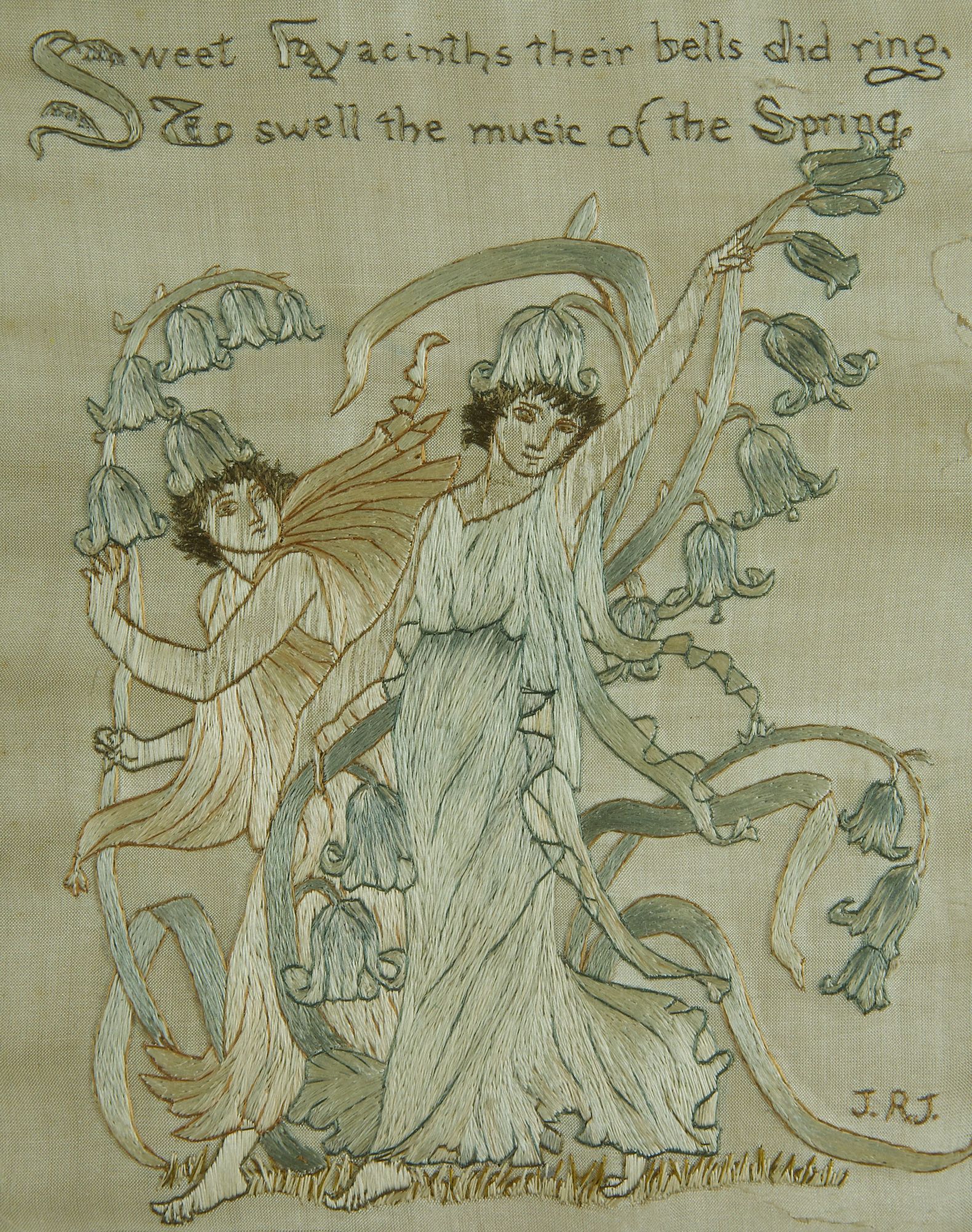 'Sweet hyacinths their bells did ring' Walter Crane